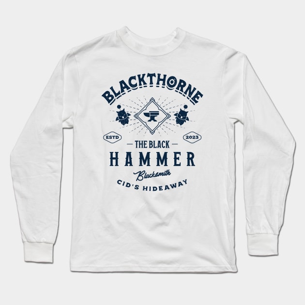 Blackthorne Hideaway Blacksmith Emblem Long Sleeve T-Shirt by Lagelantee